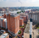 Ход строительства дома 70Е, корпус 2, 1 этап в ЖК Эталон на Неве -