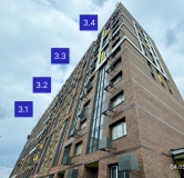 Ход строительства дома 3 в ЖК Зенит (Zenith) -